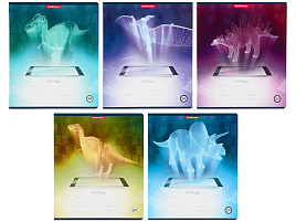 Тетрадь 24л. клетка Erich Krause 49227 Digital Dino