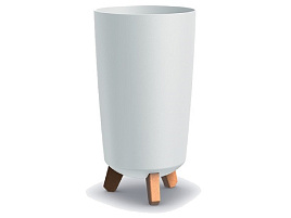 Кашпо цветочное Cracia Tubus Slim 067627/4480 белый