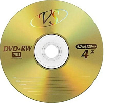 DVD+RW диск VS 4.7 Gb 4х конверт(5)