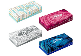 Салфетки 100л. Лилия в коробочке Non-stop