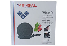 Набор сковород 2пр 28+26см Vertu Module VS1013/1132