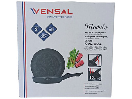 Набор сковород 2пр 28+26см Vertu Module VS1013/1132