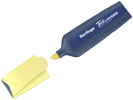 Текстмаркер Berlingo T5017 "HP200", пастельный цвет, ваниль, 1-5мм