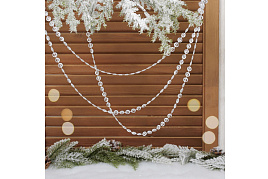 Бусы новогодние 259-230 Хрустальная льдинка