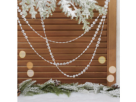 Бусы новогодние 259-230 Хрустальная льдинка