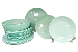 Сервиз столовый 19пр 19P LYGP GREEN