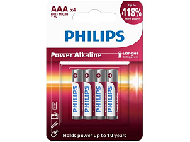 Батарейка Philips LR3 4бл Power