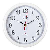 Часы настенные "21 Век" 22*22 2222-326 Императорские белые круглые