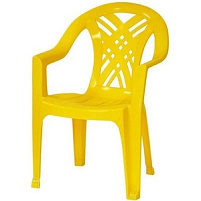 Кресло пластик Престиж-2 желтое 1430