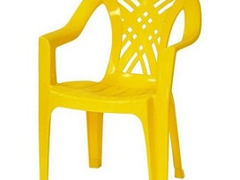 Кресло пластик Престиж-2 желтое 1430