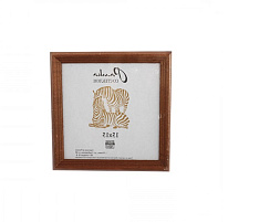 Фоторамка 15*15 дерево Темн.Дуб 1701