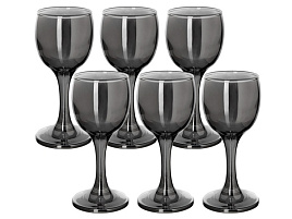 Набор рюмок 134/06/5525 Сияющий графит 60мл 6шт.