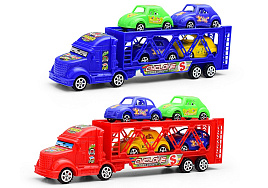 Инерционная машина JL6685-2 Автовоз с спортивными машинами