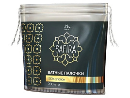 Ватные палочки Safira 200шт полиэтиленовый пакет