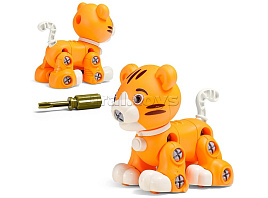 Конструктор с отверткой JMF88247D Тигр