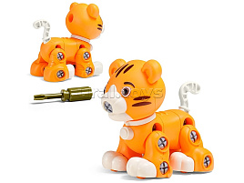 Конструктор с отверткой JMF88247D Тигр