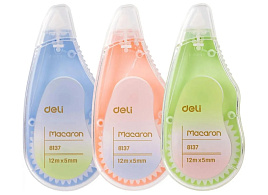 Корректирующая лента Deli E8137 12м*5мм