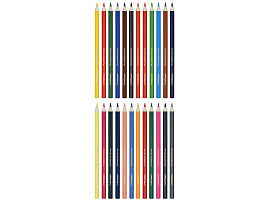 Карандаши цветные 24цв. Красин КР-240700 "Яркие моменты", шестигран., заточен., картон, европодвес