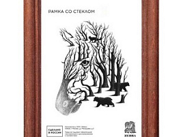 Фоторамка 30*45 дерево Темный Дуб 1701