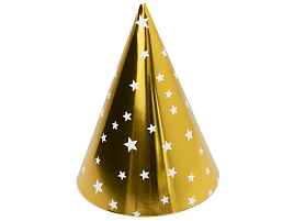 Колпак 6231753 Белые звезды микс (6шт)