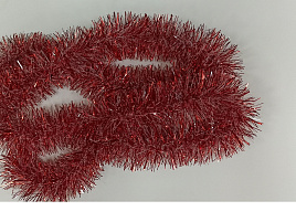 Мишура №10/H41 Красная+Белая