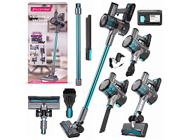 Пылесос Kamille 6902 беспров.вертикальный чер-зелен.135Вт