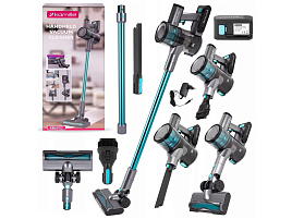 Пылесос Kamille 6902 беспров.вертикальный чер-зелен.135Вт