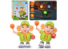 Игрушка на бат. 373-79 A Слон артист
