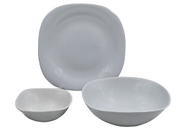 Сервиз столовый 18пр 18PC LFP GREY квадрат
