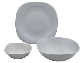 Сервиз столовый 18пр 18PC LFP GREY квадрат