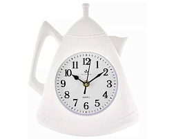 Часы настенные Atlantis 26*22 133 кухня белые