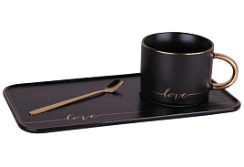 Чайная пара 7481 с ложкой в/уп