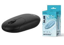 Мышь Perfeo беспроводная PF-A4787 оптич. "SLIM", 3 кн, DPI 1200, USB, черная