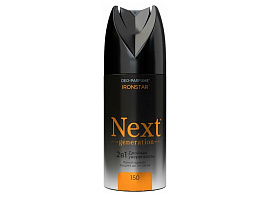 Дезодорант мужской парфюмированный NEXT 2в1 150 мл спрей Generation IronStar  М