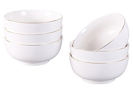 Набор салатников керамика 6пр 100-150 Элит