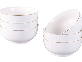 Набор салатников керамика 6пр 100-150 Элит