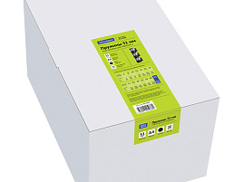 Пластик. пружины для переплета OfficeSpace D=28 мм PC7026 черный 50шт.