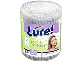 Ватные палочки Lure 200шт стакан