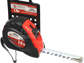 Рулетка Bartex 7,5м*25мм 36G-7525, JB-02/0493/205780