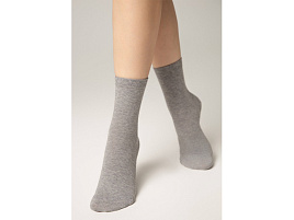 Носки Женские Conte ELEGANT 3DSOCKS 24С-2СП р25-27 серый меланж 4199