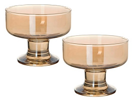 Набор креманок 6шт 41016-6/05/6195 Золотистый мёд