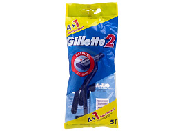 Станок для бритья Gillette-2 одн. 4+1шт.М