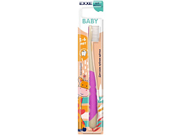 Зубная щетка Детская EXXE baby 2 -6 лет мягкая 8430