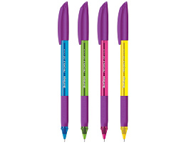 Ручка Berlingo 07115_1 "Triangle 110 Color" синяя, 0,7мм, грип, корпус ассорти, пакет