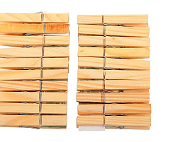 Прищепки деревяные 20шт Азур Макси 915270