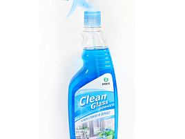 Средство для стекол Clean Glass Голубая лагуна 600мл (Грасс) 125247/6003