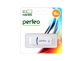 Флеш-драйв Perfeo USB 16Gb C09 белый