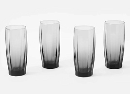 Набор стаканов 4шт 42868/2167 GRAY высокие 320мл