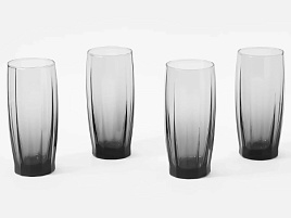 Набор стаканов 4шт 42868/2167 GRAY высокие 320мл
