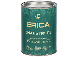 Эмаль ПФ-115 парижская зелень 0,8кг Erica